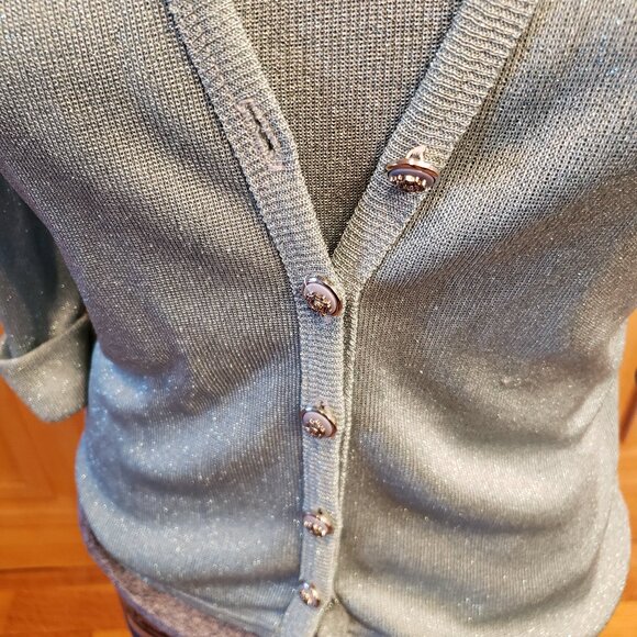 Shimmery tank and sweater set - Picture 4 of 5